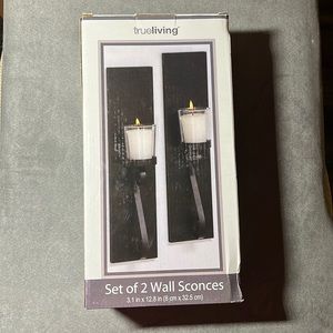 True Living - Set of 2 Wall Sconces
